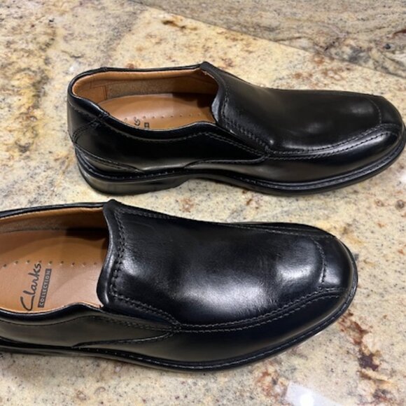 Clark's Collection - Black - Slip-ons - New! Men's, Size 8 - Picture 4 of 7